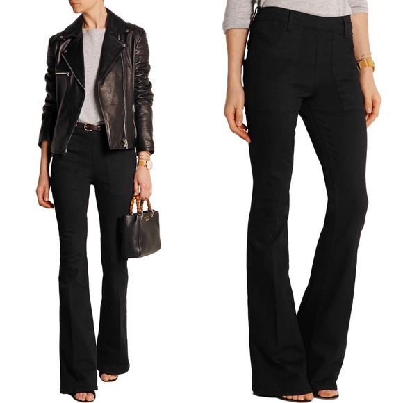 Frame Denim Denim - Frame Denim Le Flare de Francoise Black Jeans